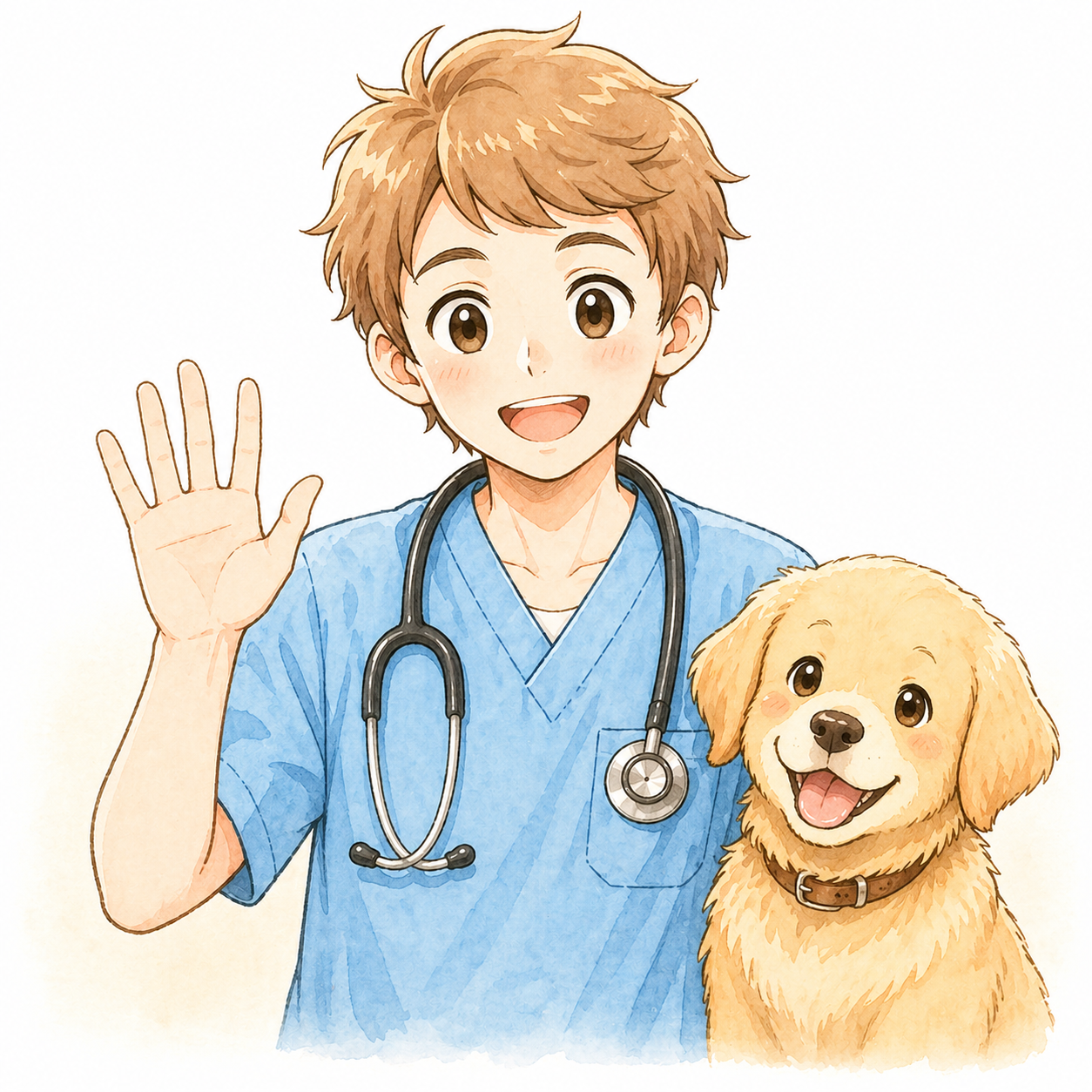 ゆっけとワン（挨拶）